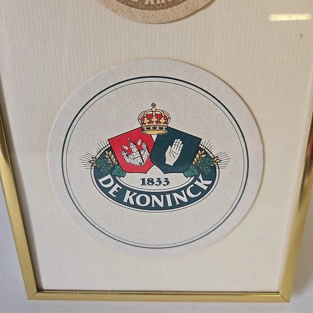 Vintage Beer Coasters‎ Framed Display